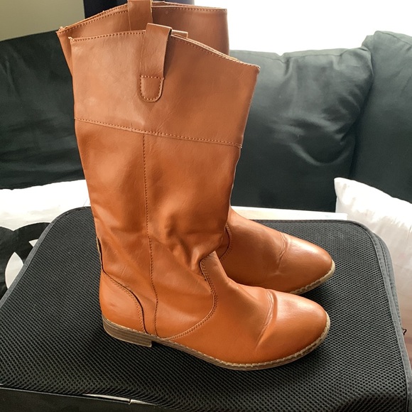 Old Navy leather boots sz 5 - Picture 4 of 4